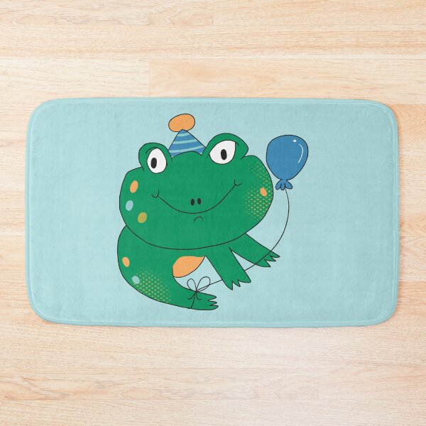 Item preview, Birthday Party Freddy Frog (Blue) designed and sold by yellowflowerhut.