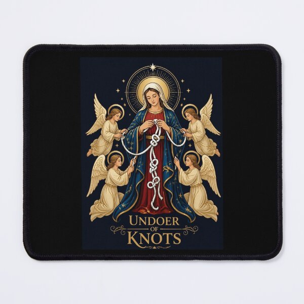 Item preview, Our Lady Undoer of Knots Catholic Virgin Mary Artwork designed and sold by Apostolic Art & Apparel.