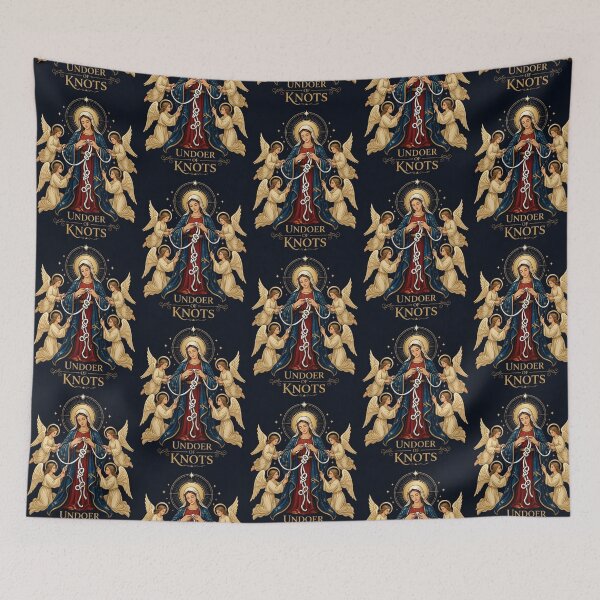 Item preview, Our Lady Undoer of Knots Catholic Virgin Mary Artwork designed and sold by Apostolic Art & Apparel.