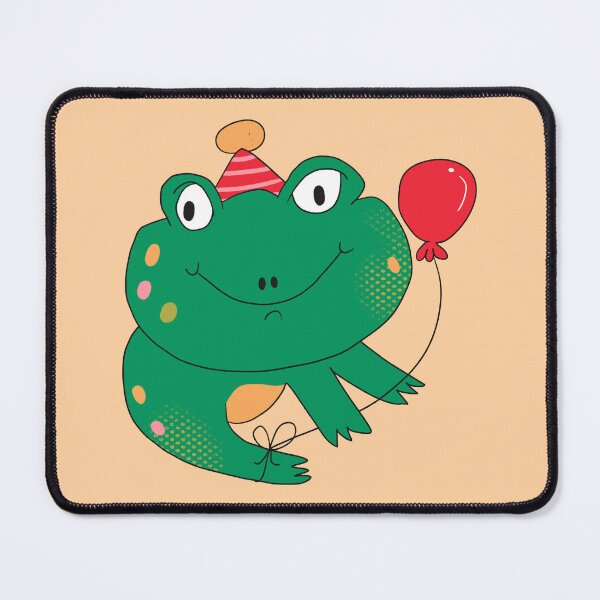 Item preview, Birthday Party Freddy Frog (Red) designed and sold by yellowflowerhut.