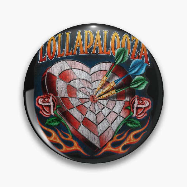 Item preview, Lollapalooza 2026 Dartboard designed and sold by iambunistudio.