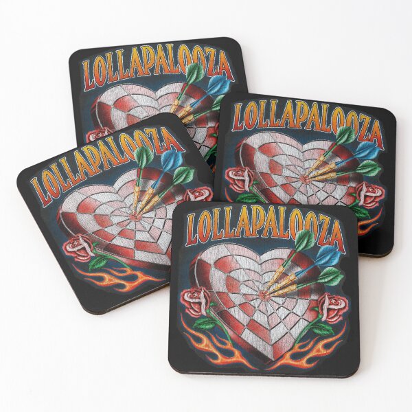 Item preview, Lollapalooza 2026 Dartboard designed and sold by iambunistudio.