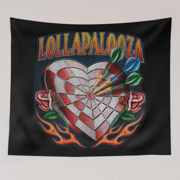 Item preview, Lollapalooza 2026 Dartboard designed and sold by iambunistudio.