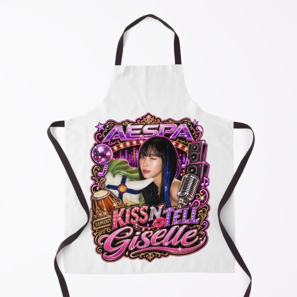 Item preview, aespa Giselle retro Y2K blue off-shoulder fit graphic designed and sold by Valereekmerch.