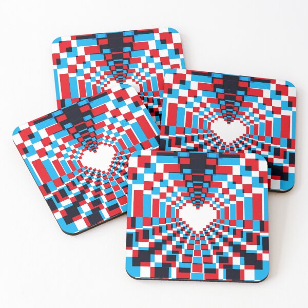 Item preview, Pixel Heart Kaleidoscope - 3D designed and sold by animinimal.