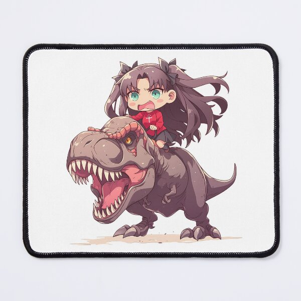 Item preview, Rin Tohsaka Fate Stay Night Chibi Dinosaur Charge designed and sold by Dashsopaner.