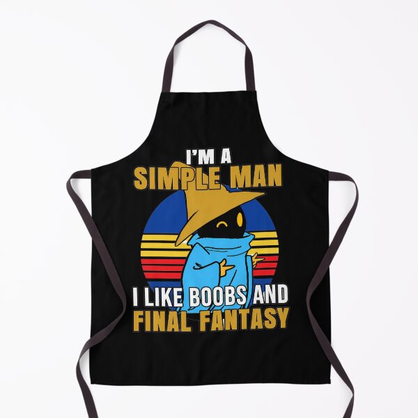 Item preview, I'm A Simple Man ILike Boobs And Final Fantasy designed and sold by PastelWingg.
