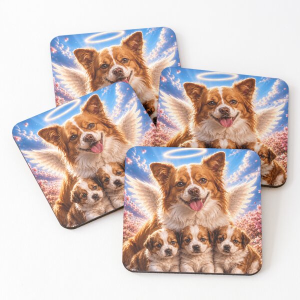 Item preview, Justice for Wangwang “Angel Mother Dog Puppies” Memorial Heaven Animal Gift designed and sold by CanvasFuse.