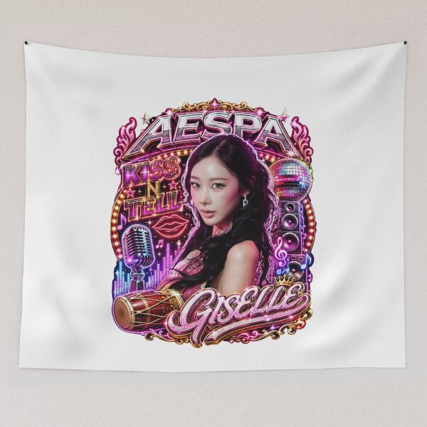 Item preview, aespa Giselle Y2K retro carnival fireworks visual design designed and sold by Valereekmerch.