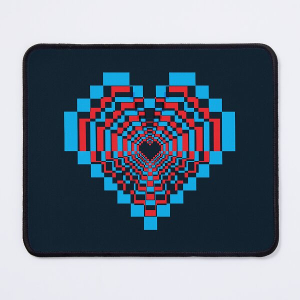 Item preview, Dark Pixel Heart - 3D  designed and sold by animinimal.