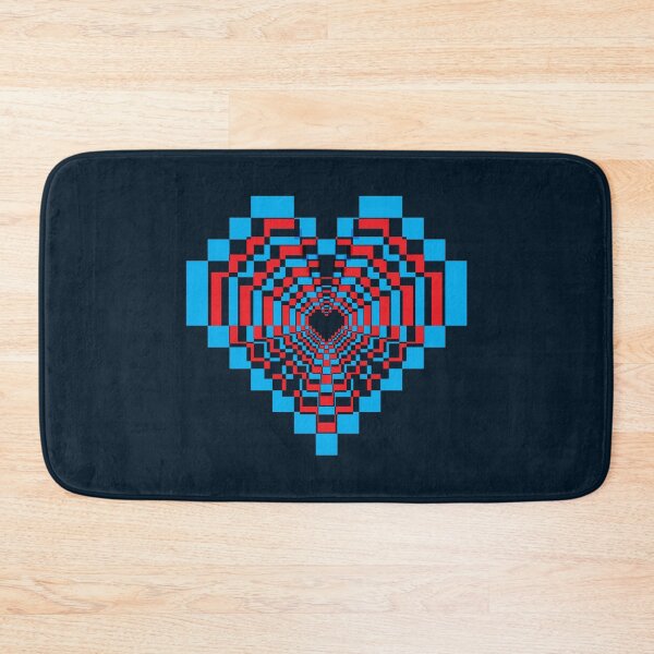 Item preview, Dark Pixel Heart - 3D  designed and sold by animinimal.