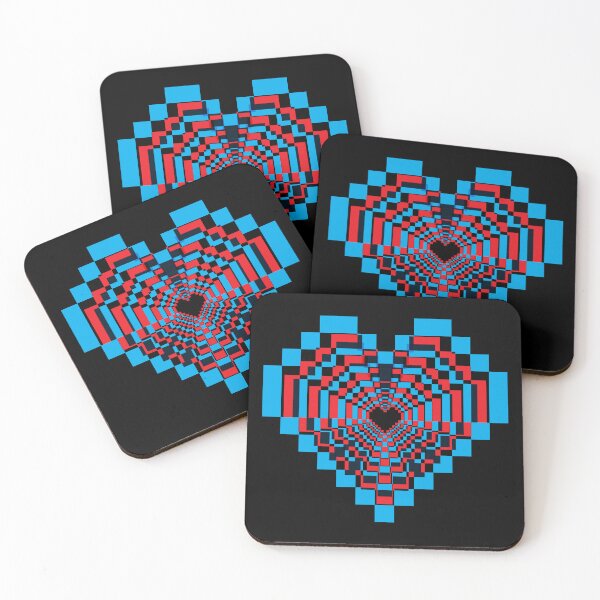 Item preview, Darkest Pixel Heart - 3D  designed and sold by animinimal.