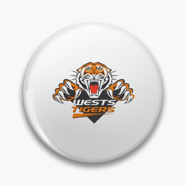 Item preview, Wests Tigers NRL Team Mascot Logo Tiger Claws Design designed and sold by sarahdeva.
