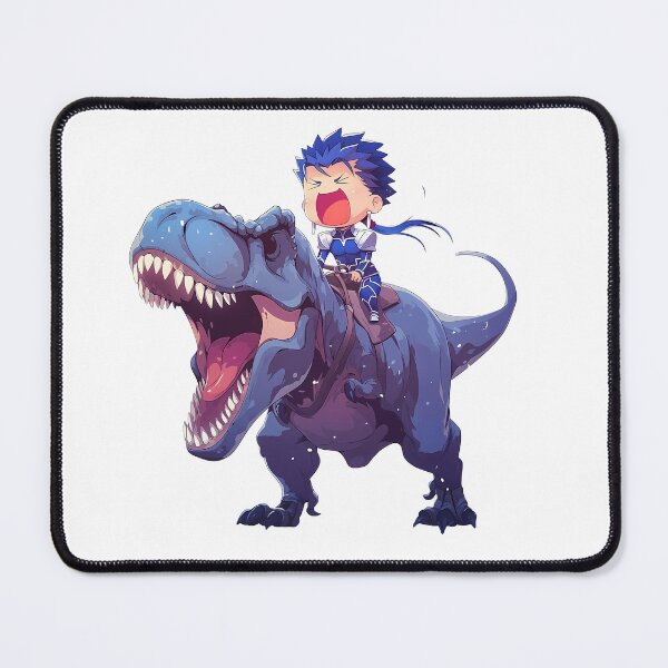 Item preview, Lancer Fate Stay Night Blue Chibi Dinosaur Charge designed and sold by Dashsopaner.