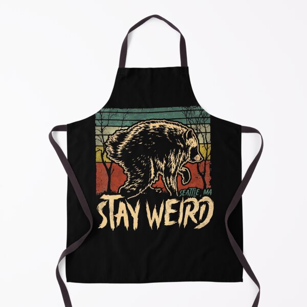 Item preview, Stay Weird Jimothy Seattle Raccoon Viral Meme designed and sold by Apparel-Vortex.