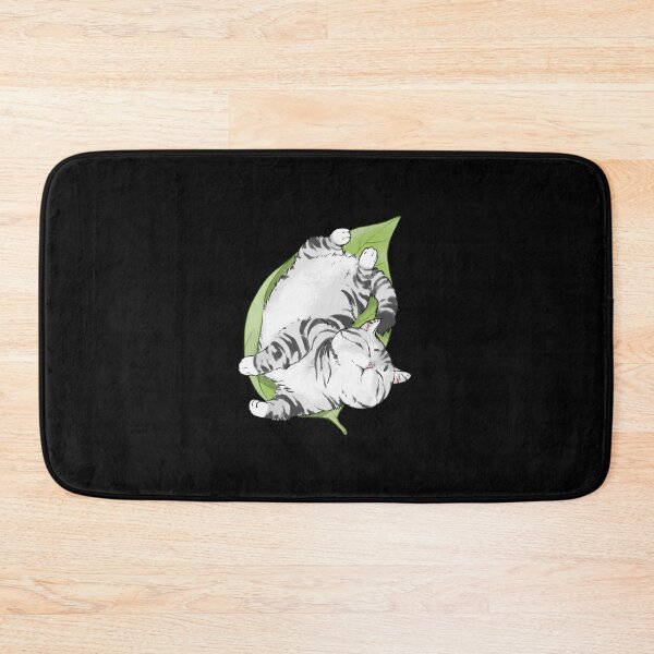 Item preview, Chis Cat Sleep In A Leaf Cute Watercolor Kitten Napping Art designed and sold by Minranshop.