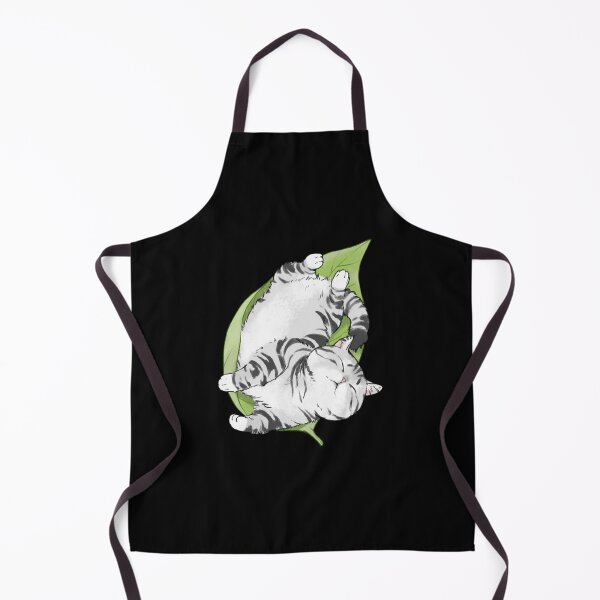 Item preview, Chis Cat Sleep In A Leaf Cute Watercolor Kitten Napping Art designed and sold by Minranshop.