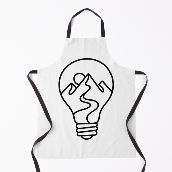 Item preview, Adventure Bright Idea Mountain Lightbulb designed and sold by pattman.