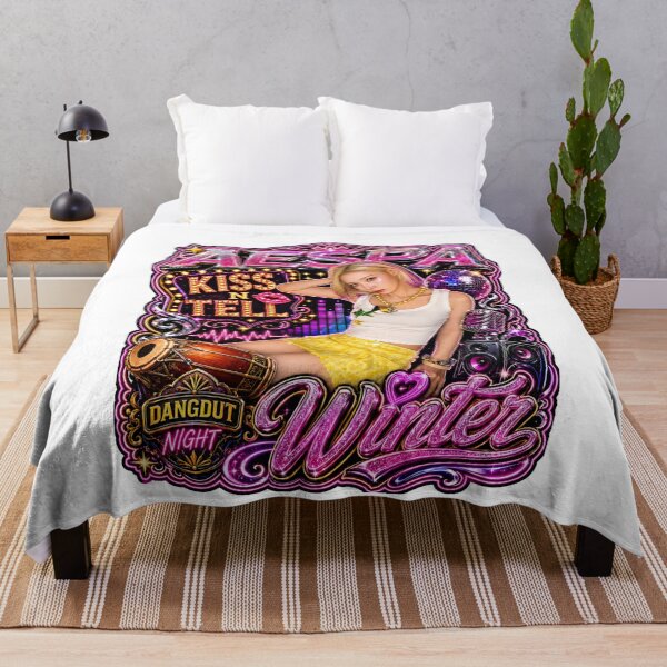 Item preview, Winter aespa blonde hair retro carousel night aesthetic designed and sold by Valereekmerch.