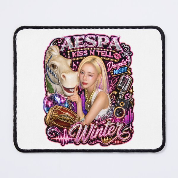 Item preview, aespa Winter vintage Y2K yellow tank outfit print designed and sold by Valereekmerch.