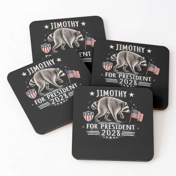 Item preview, Jimothy For President 28 Funny Viral Raccoon Timothy Jimothy designed and sold by Apparel-Vortex.