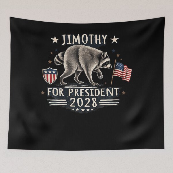 Item preview, Jimothy For President 28 Funny Viral Raccoon Timothy Jimothy designed and sold by Apparel-Vortex.