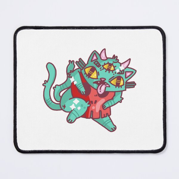 Item preview, Demon Kitty Funny Pastel Goth Three Eyed Cat Graphic designed and sold by PocketBlossome.