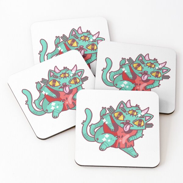 Item preview, Demon Kitty Funny Pastel Goth Three Eyed Cat Graphic designed and sold by PocketBlossome.