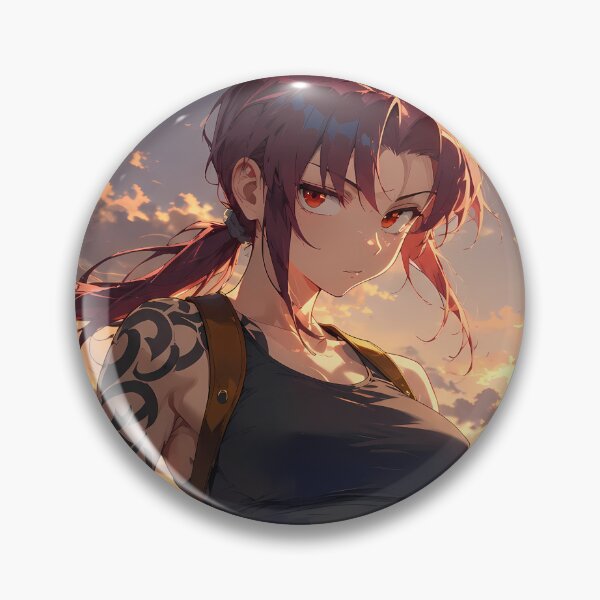 Item preview, Revy Black Lagoon Rooftop Sunset Confidence designed and sold by Dashsopaner.