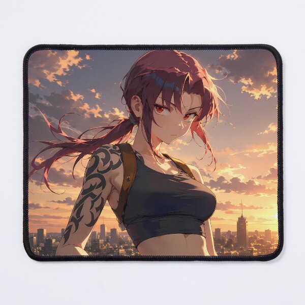 Item preview, Revy Black Lagoon Rooftop Sunset Confidence designed and sold by Dashsopaner.