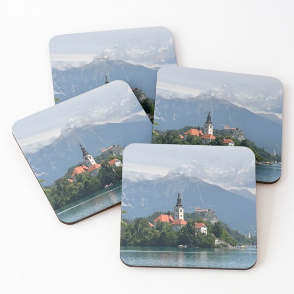 Item preview, Peaceful Morning at Lake Bled, Slovenia designed and sold by Quiet Frames Studio.
