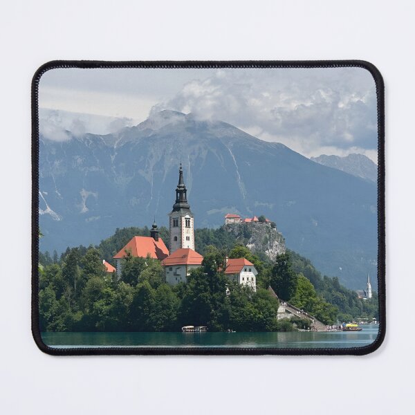 Item preview, Peaceful Morning at Lake Bled, Slovenia designed and sold by Quiet Frames Studio.