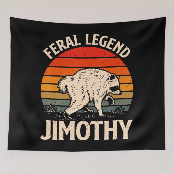Item preview, Jimothy Viral Raccoon Feral Meme Funny Panda Wildlife designed and sold by Apparel-Vortex.