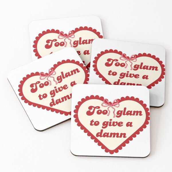 Item preview, too glam to give a damn designed and sold by kuimoul.