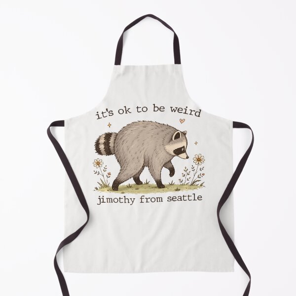 Item preview, It's Ok To Be Weird Raccoon Viral Jimothy Feral Panda Meme designed and sold by Apparel-Vortex.
