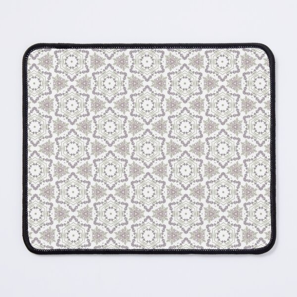 Item preview, Lavender Grey Snowflake Hexagon Geometric Pattern designed and sold by FawnFeatherCo.