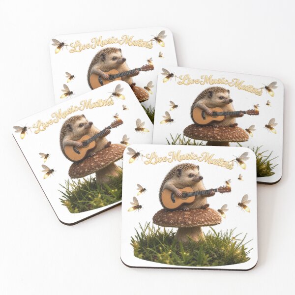 Item preview, Cute Hedgehog Musician Sticker designed and sold by HenryHog.