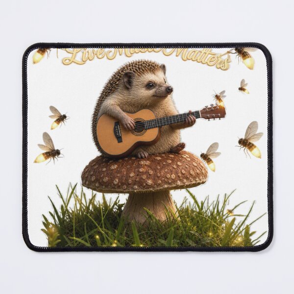 Item preview, Cute Hedgehog Musician Sticker designed and sold by HenryHog.