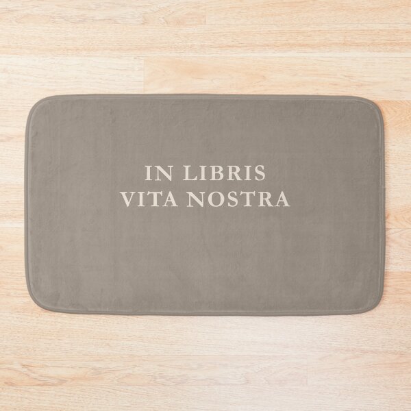 Item preview, In Libris Vita Nostra Latin Book Lover Dark Academia Design designed and sold by semenol.