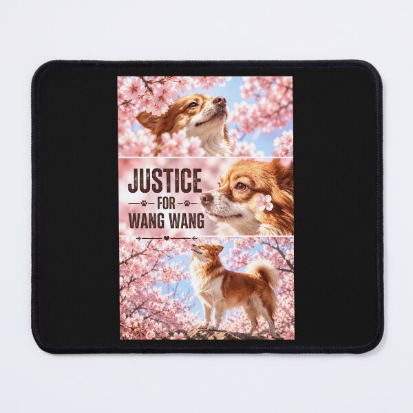 Item preview, Justice for Wang Wang “Cherry Blossom Dog” Memorial Animal Rights Gift designed and sold by CanvasFuse.