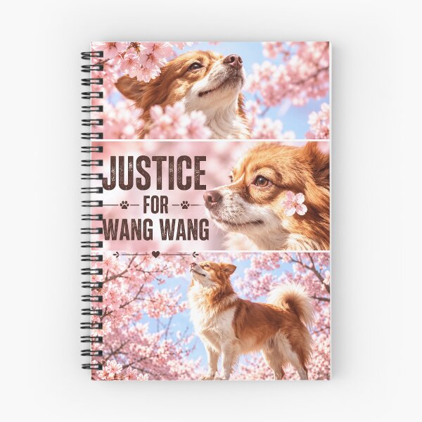 Item preview, Justice for Wang Wang “Cherry Blossom Dog” Memorial Animal Rights Gift designed and sold by CanvasFuse.