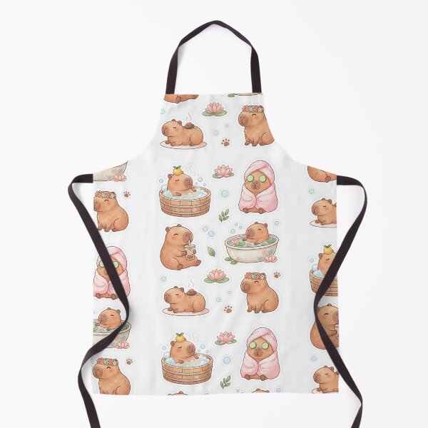 Item preview, Cute Capybara Spa Day Sticker | Kawaii Self Care Capybara designed and sold by yanderedev.