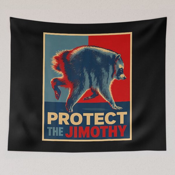 Item preview, Retro Protect The Jimothy Raccoon designed and sold by Apparel-Vortex.