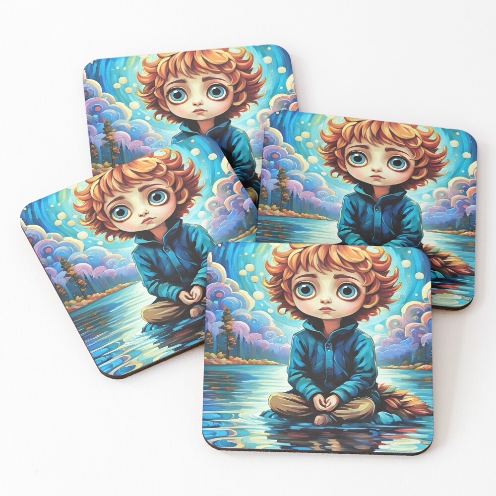 Item preview, Coasters (Set of 4) designed and sold by EarthyMade.