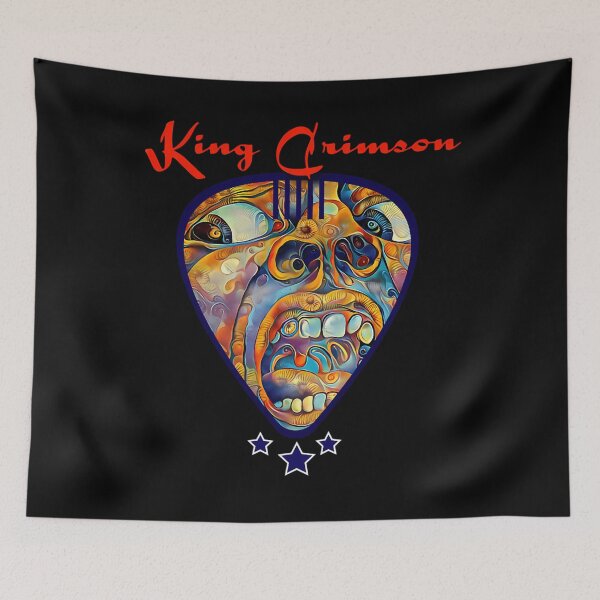 Item preview, guitar pick shape abstract screaming face designed and sold by jararig.