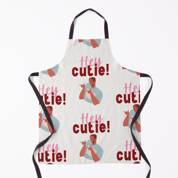 Item preview, Hey Cutie Funny Flirty Winking Guy Typography Illustration designed and sold by Artemis & Woven Collective.