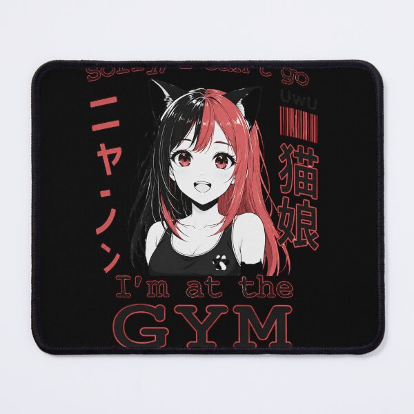 Item preview, Anime Gym Cat Girl Kawaii Fitness Building My Best Self designed and sold by Digistore1221.