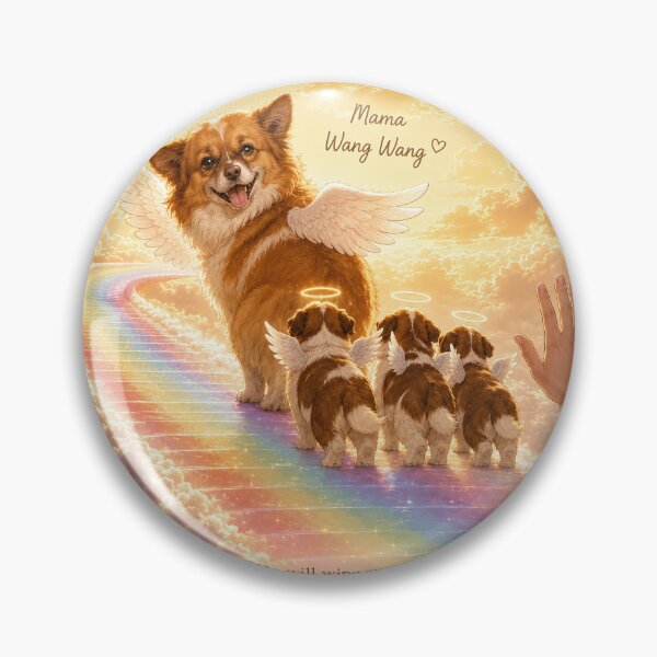 Item preview, Justice for Wangwang “Mama Wang Wang Rainbow Bridge” Angel Memorial Gift designed and sold by CanvasFuse.