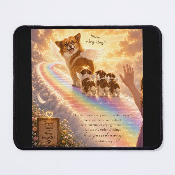 Item preview, Justice for Wangwang “Mama Wang Wang Rainbow Bridge” Angel Memorial Gift designed and sold by CanvasFuse.
