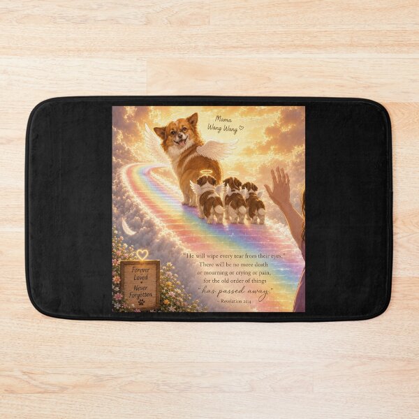 Item preview, Justice for Wangwang “Mama Wang Wang Rainbow Bridge” Angel Memorial Gift designed and sold by CanvasFuse.